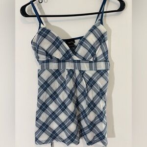 Rue 21 Juniors Medium Tank Top Blue Casual Summer Vacation